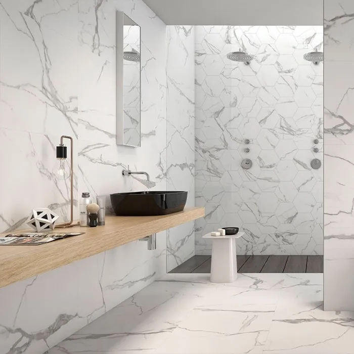 Calacatta White Matt Indoor Wall&Floor Porcelain Tile- 600x600mm