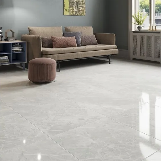 Crystal Grey Indoor Wall&Floor Porcelain Tile- 600x600mm