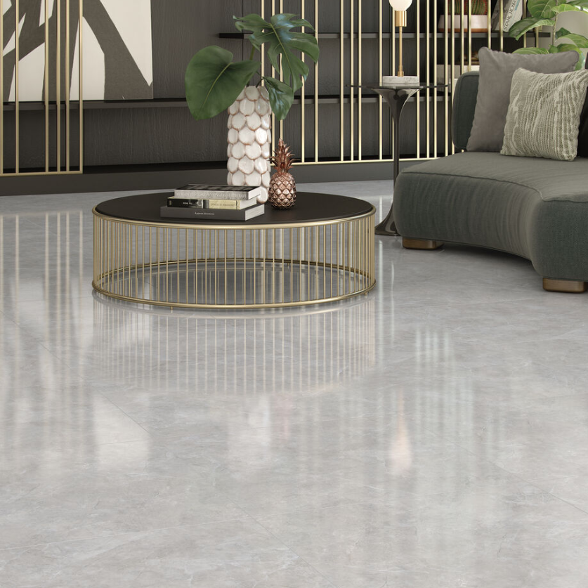 Crystal Grey Indoor Wall&Floor Porcelain Tile- 600x600mm