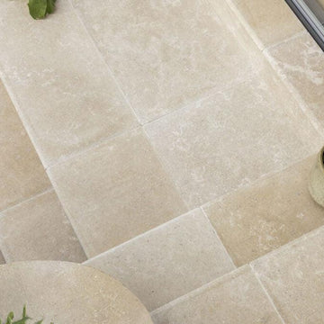 Dijon Beige Tumbled Limestone Mix Size Set