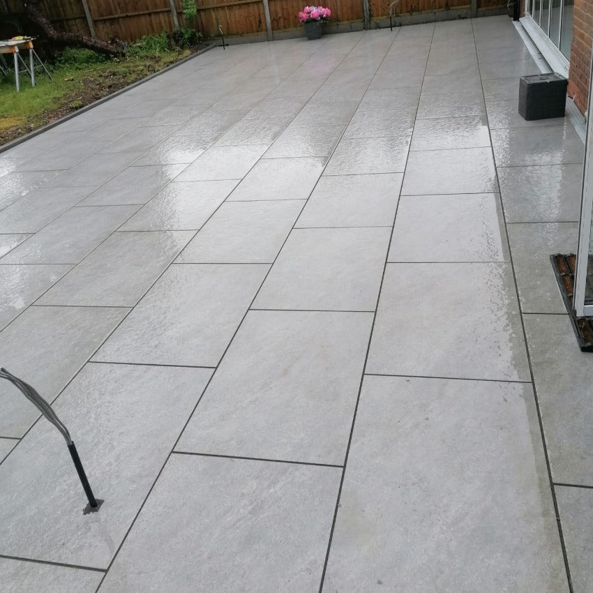 900x600x20 mm Grey Garden Porcelain Patio Slabs