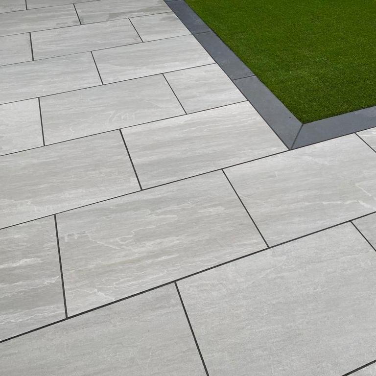 Kandla Grey Outdoor Porcelain Paving Slabs - 1200X600x20mm