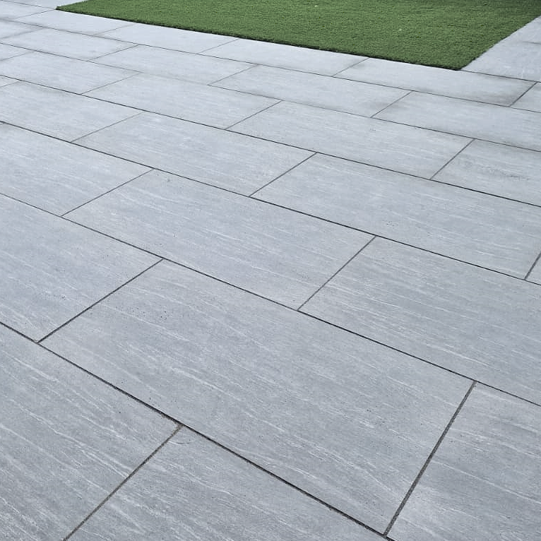 Montblanc Grey Outdoor Porcelain Paving Slabs - 900x600x20 mm