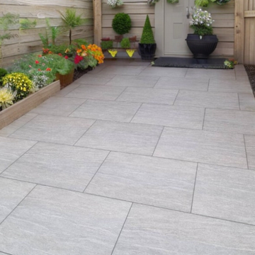 Montblanc Grey Outdoor Porcelain Paving Slabs - 900x600x20 mm