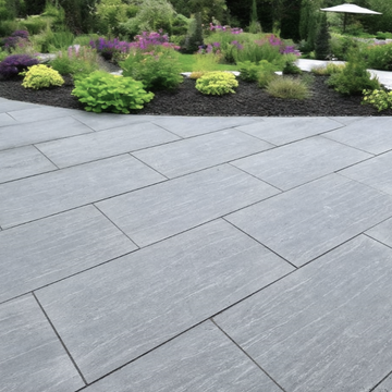 Montblanc Grey Outdoor Porcelain Paving Slabs - 900x600x20 mm