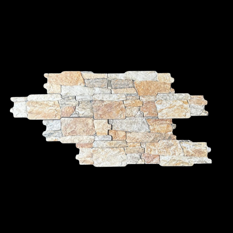 Mount Amber italian Split Face Wall Cladding Tile 160x400 mm