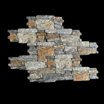 Mount Rust Split Face Wall Cladding Tile 160x400 mm