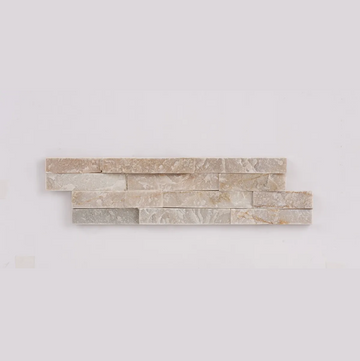 Oyster Natural Stone Split Face Wall Cladding 100x360 mm