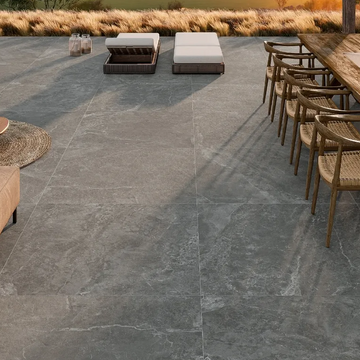 Palma Anthracite Matt Wall&Floor Porcelain Tile- 1200x600x10mm