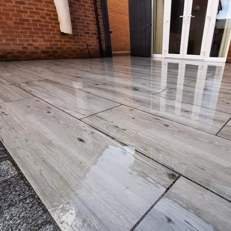 Pietra Wood Effect Outdoor Porcelain Paving Slabs - 1200x300x20mm