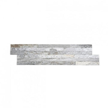 Silver Slate Natural Split Face Wall Cladding Tile 150x600 mm