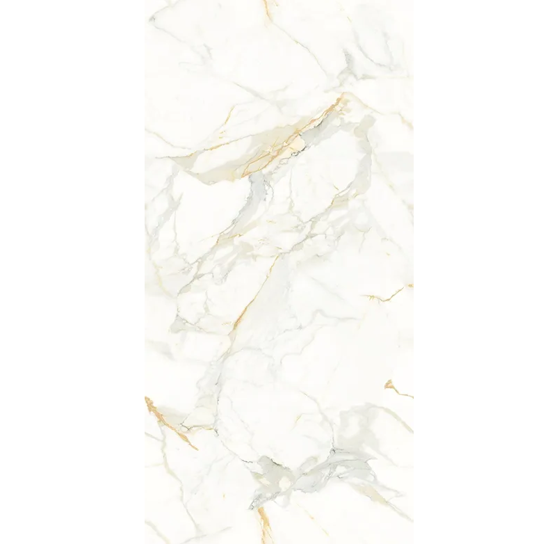 Statuario Gold Polished Wall & Floor Porcelain Tile-1200x600mm