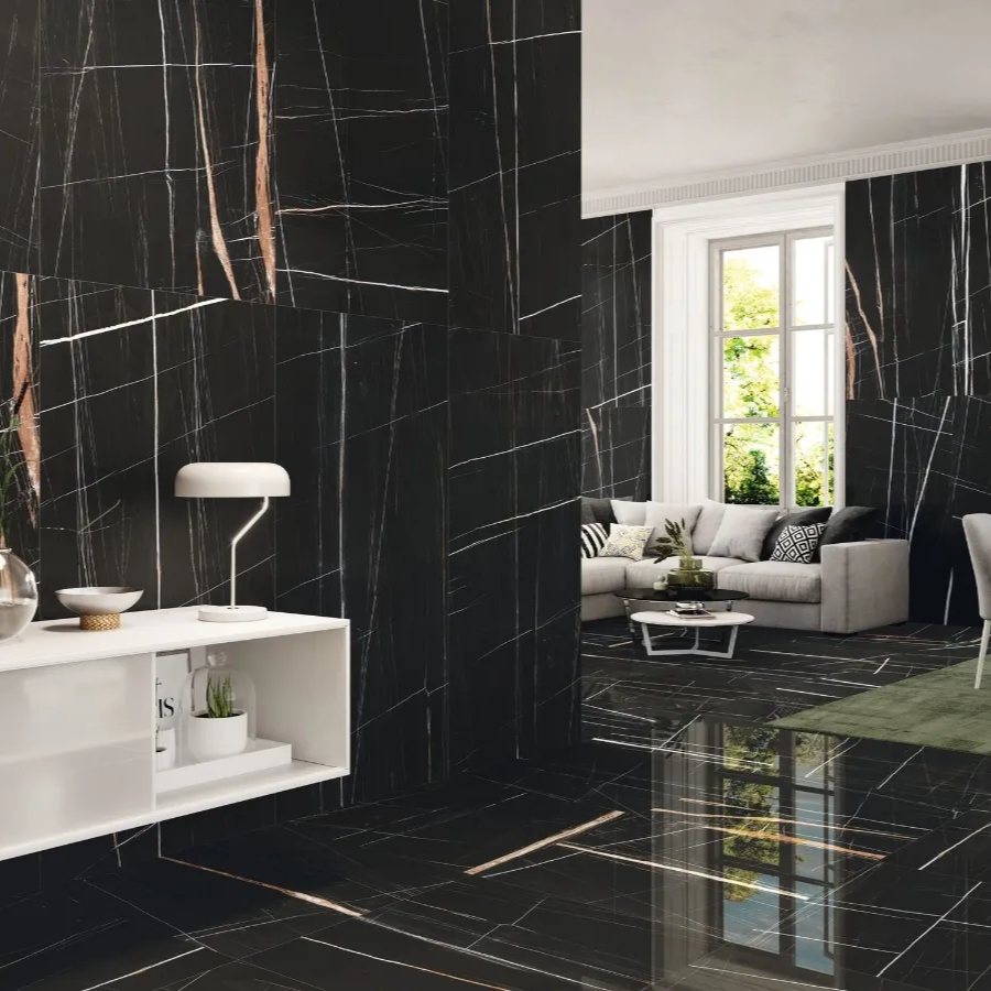 Titan Black Indoor Wall&Floor Porcelain Tile-1200x1200mm