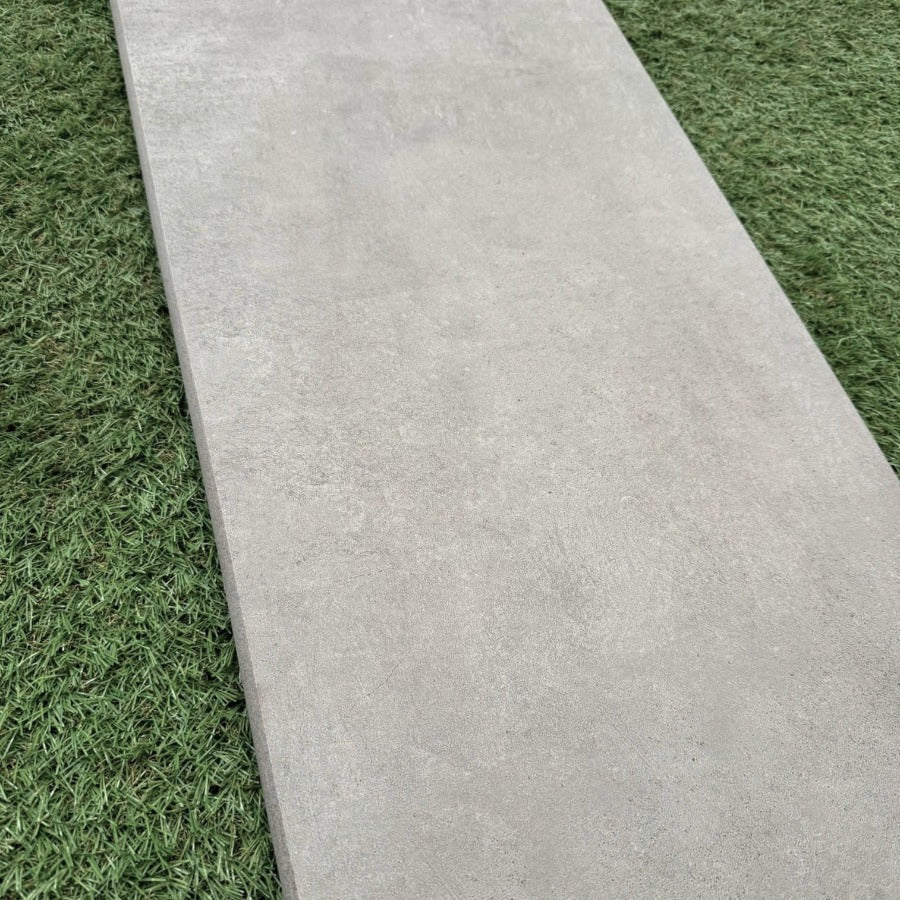 Cemento Grey Bullnose Full Coping Steps 1200x300x20 mm